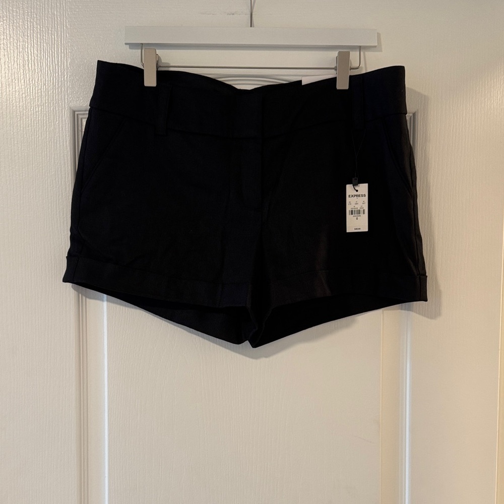 Express High Waist Black Women's Shorts